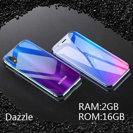 dazzle RAM2G ROM16G SOYES XS 4G смартфон " экран мини мобильный телефон 3 ГБ+ 32 Гб 2 Гб+ 16 ГБ Android распознавание лица 1580 мАч Wifi резервные телефоны - Цвет: dazzle RAM2G ROM16G