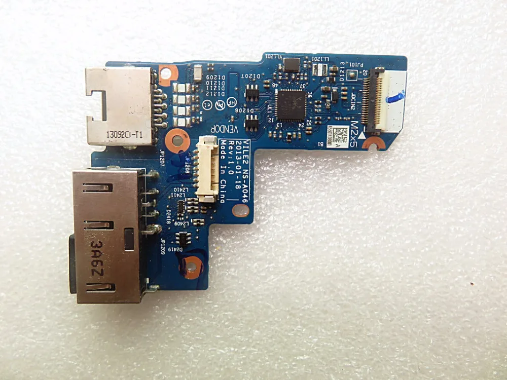 Оригинал для Lenovo ThinkPad Edge E531 DC Jack Port Board Ethernet power board NS A046|ethernet port|jack portdc jack |