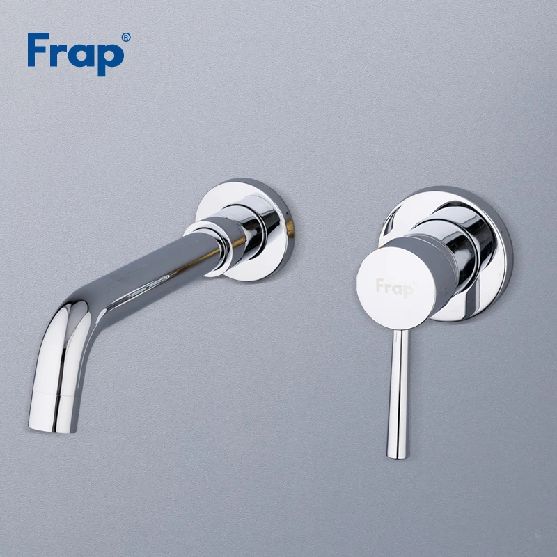 

FRAP chrome basin faucet mixer Bathroom sink faucet Wall Mount Bath taps Faucet Water Sink tap crane torneira do anheiro Y10050