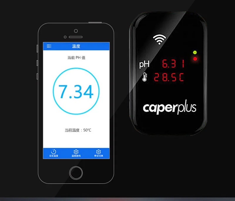 Измеритель температуры воды в аквариуме wifi 2 1 PH|Инструменты для чистки| |