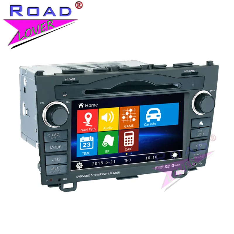 Topnavi WinCE 6.0 двойной DIN 7 дюймовый автомобильный мультимедийный DVD плеер для Honda CRV 2006
