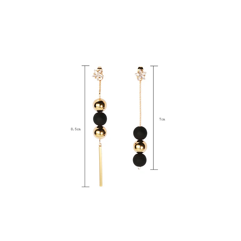 PINKSEE Fashion Asymmetry Long Earrings For Women Girls Personality Drop Dangle Earring Charm Jewelry | Украшения и аксессуары