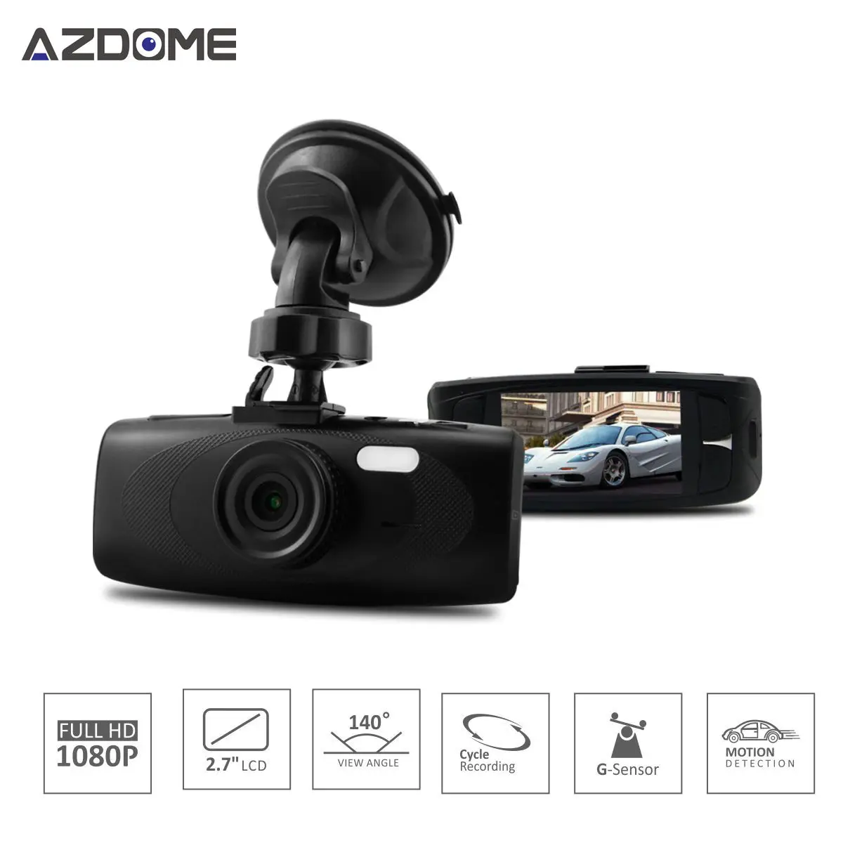 G1WHT авто видеорегистратор Камера Generalplus Чипсет Full HD 1080 P 2 7 дюймов ЖК дисплей G