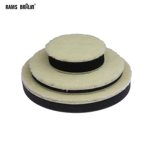 1 шт., 3 дюйма Японская короткая шерстяная губка, полировальная круглая подушечка, инструмент для полировки воском