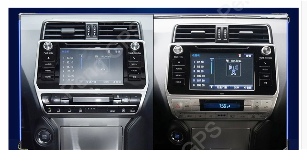 4G+ 64G Android 8,1 Автомобильный gps навигатор для Toyota Land Cruiser 150 Prado ips экран 6 ядерный In-dash Carplay dvd-плеер