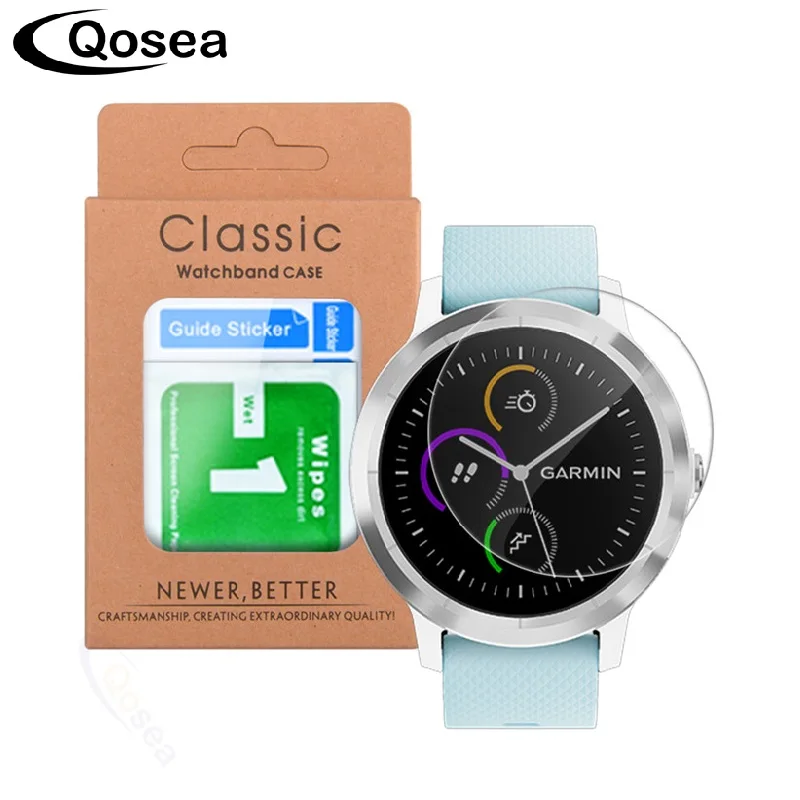 Закаленное стекло Qosea для Garmin Vivoactive Trainer 3 ультратонкая Взрывозащищенная пленка