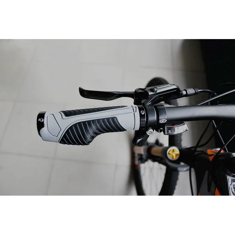 Компоненты для велосипеда MTB наконечники руля резиновые ручки и алюминиевая