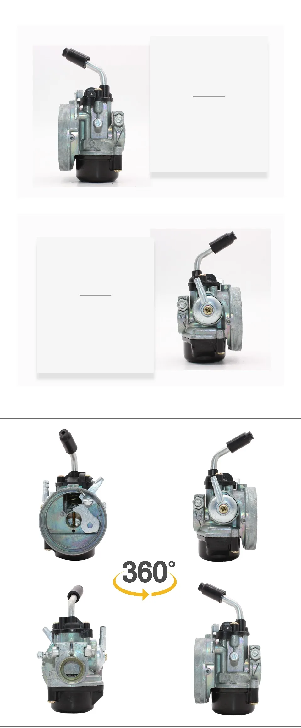 Powermotor мотоциклетные 14 мм карбюратор 37cc с водяным охлаждением Carb изменить 43 47cc 49cc 2-х тактный Мини карманный велосипед Dirt Pit bike ATV Quad