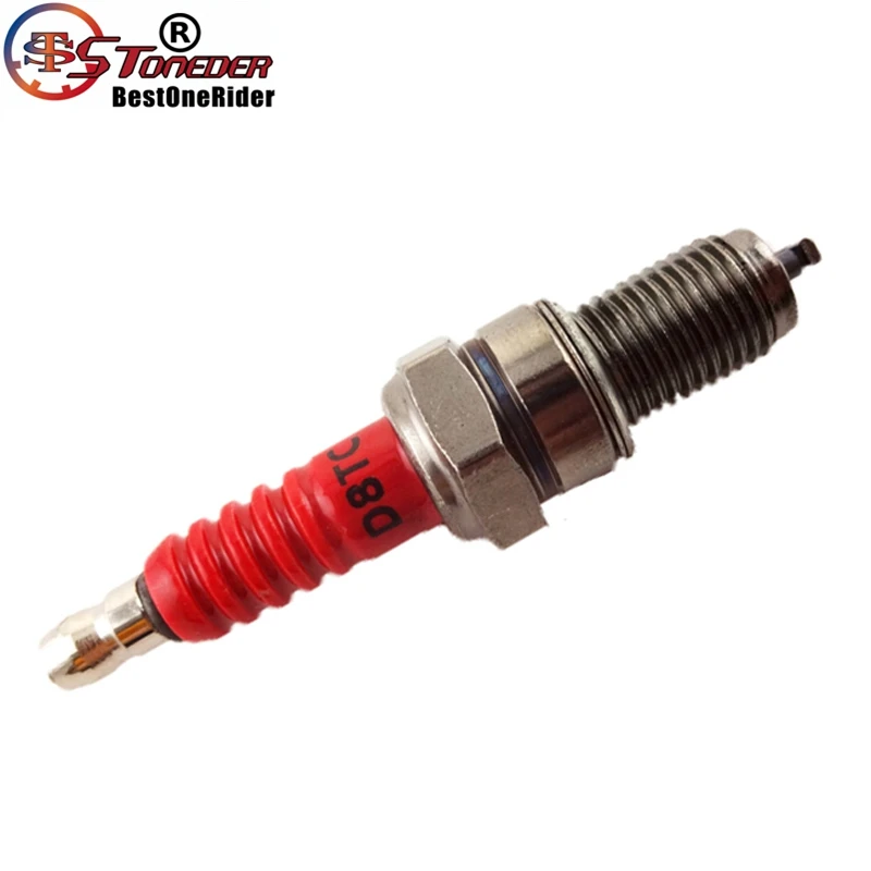 Свеча зажигания STONEDER 2x Red D8TC для двигателя 150 куб. См 200 250 четырехъядерный карт