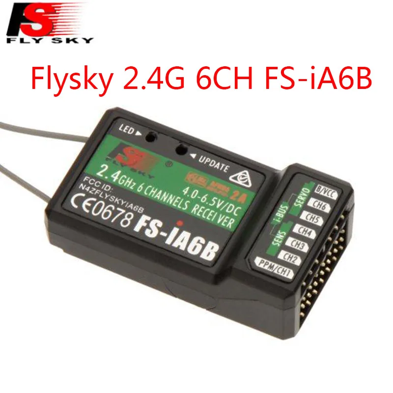 Flysky 2 4G 6CH FS iA6B приемник PPM Выход с iBus Порты и разъёмы совместим i4 i10 GT2E GT2G i6|Детали
