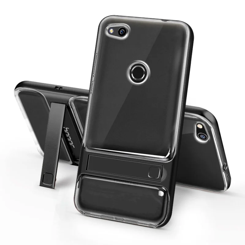 ELEGANCE Cover For Huawei P8 Lite (2017)&ampHonor 8 Bag TPU + PC Kickstand Case Accessory for (2017) Shell Capa |