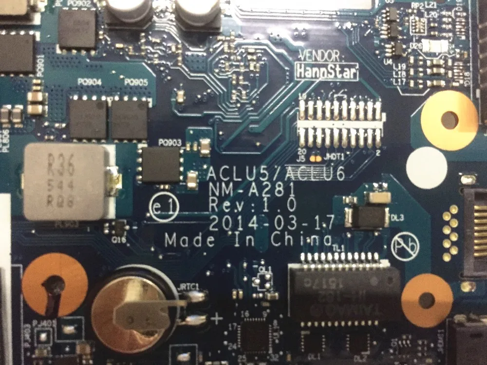 NM-A281 материнская плата для ноутбука lenovo G40-45 материнская плата с A6-6310 процессором(для видеокарты AMD) для тестирования ЦП AMD работа