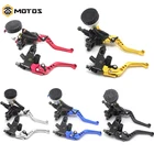 Zsdtrp Универсальный CNC 22 мм мотоцикла тормозной рычаг сцепления Главный цилиндр резервуар для Honda Kawasaki Suzuki Yamaha D10