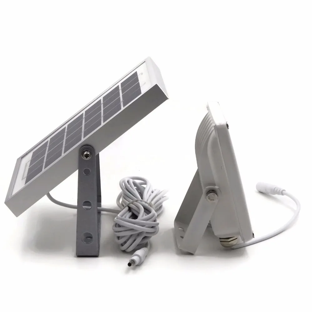 Mini Alpha 180X 35 LED 5m Cable Automatic Waterproof Solar Flag Pole Flood Light 3 Power Modes for Outdoor | Лампы и освещение
