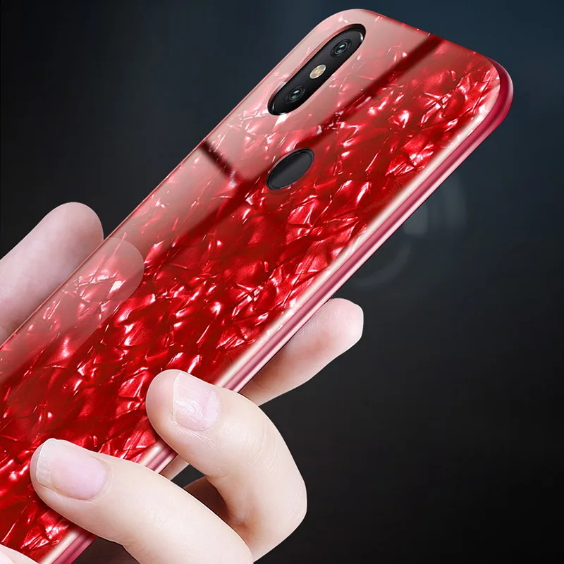 BFOLLOW Мрамор чехол для Xiaomi mi A1 A2/8 8 SE/mi x 2 s/красный S2 5 Примечание закаленное Стекло