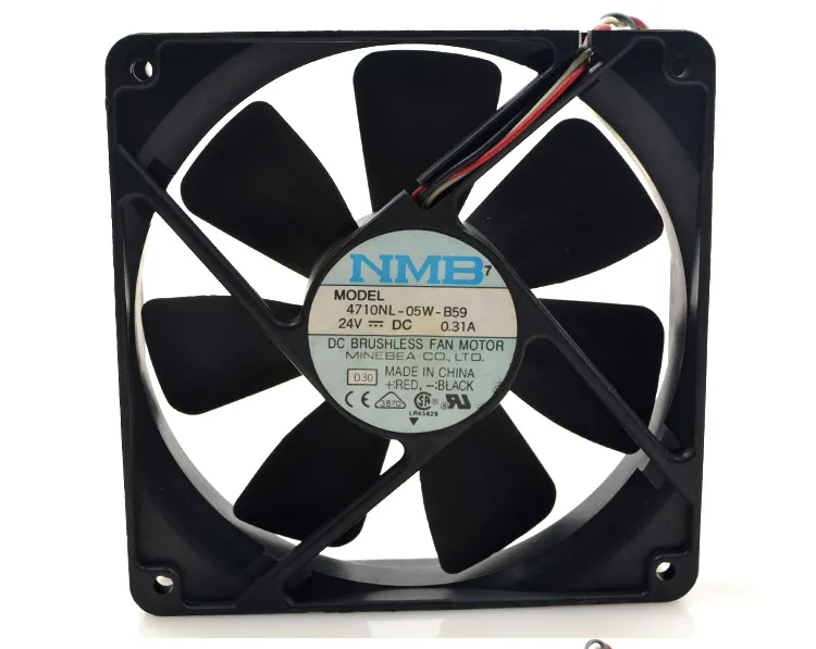 

New Original 4710NL-05W-B59 24V 0.31A 12025 12CM Inverter Double Ball Fan