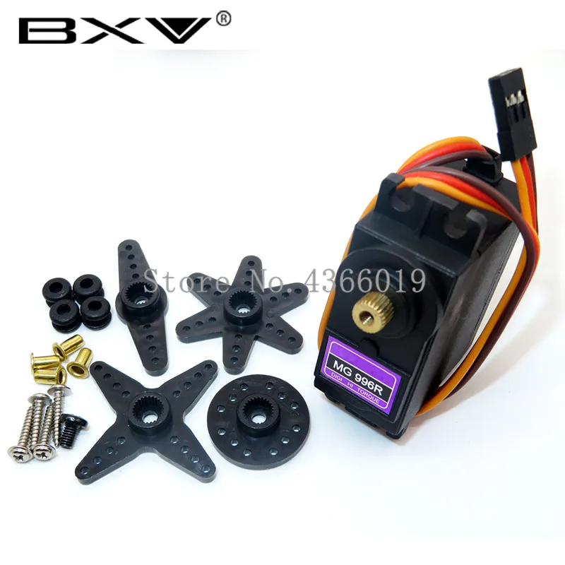 1 шт. MG996R MG996 металлическая шестерня RC сервопривод высокая скорость|Регуляторы