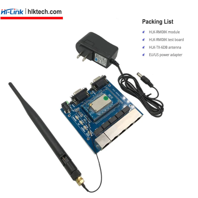 Бесплатная доставка 2 шт./партия последовательный маршрутизатор ethernet модуль Wi Fi