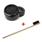 Натуральный отбеливатель для зубов, активированный на органический уголь, полировка зубов, укрепление эмали + бамбуковая зубная щетка