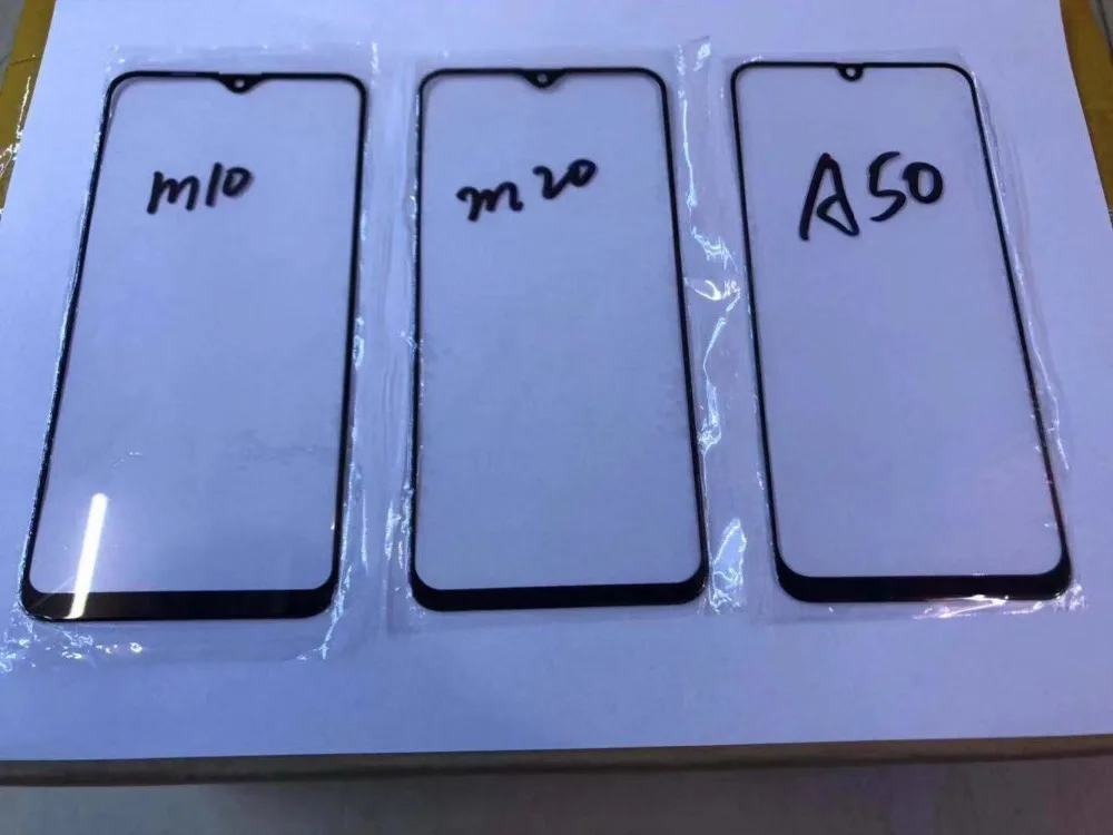 Оригинальная передняя внешняя стеклянная линза для samsung Galaxy A50 A40s A70 A60 A10 A20e A30 M20, сенсорная панель+ клей B7000+ набор лезвий
