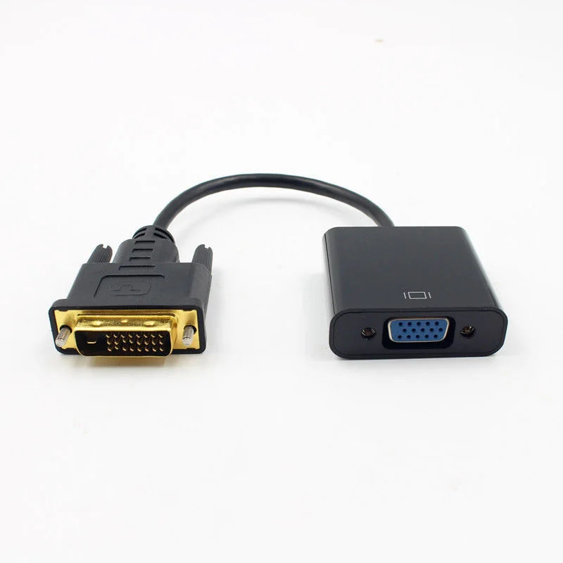 1080P DVI-D 24 + 1 штыревой разъем для VGA 15Pin женский активный кабель адаптер конвертер