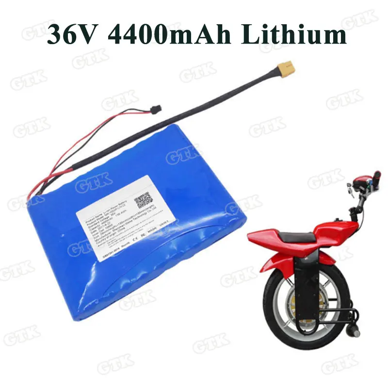 Электрический Одноколесный велосипед 36 v 4400 mah 4.4ah литий-ионный аккумулятор с BMS перезаряжаемая электрическая машинка с рулем ХОВЕРБОРДА баланс автомобиля