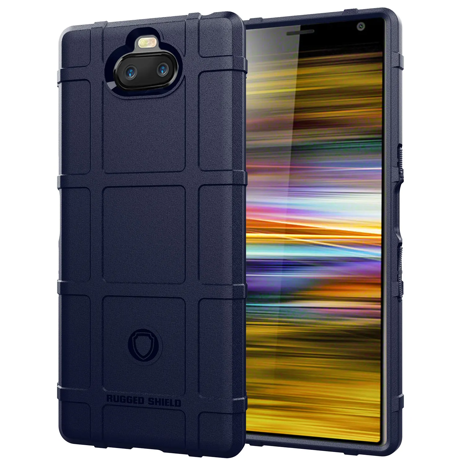 Для Sony Xperia 10 чехол матовый экран 360 градусов Полная защита корпуса жесткий для plus |