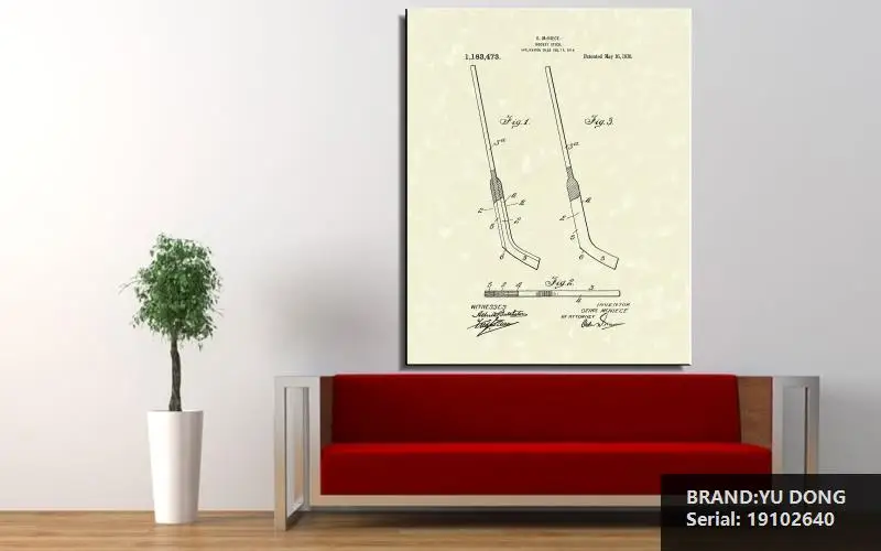 Prioradhockey stick mcniece патент art drawing by prior дизайн натюрморт абстрактная живопись маслом