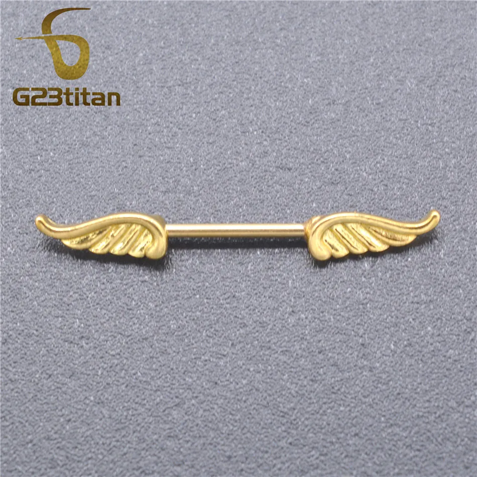 2 шт./лот кольцо на соски с крыльями ангела для женщин пирсинг сосков сексуальные