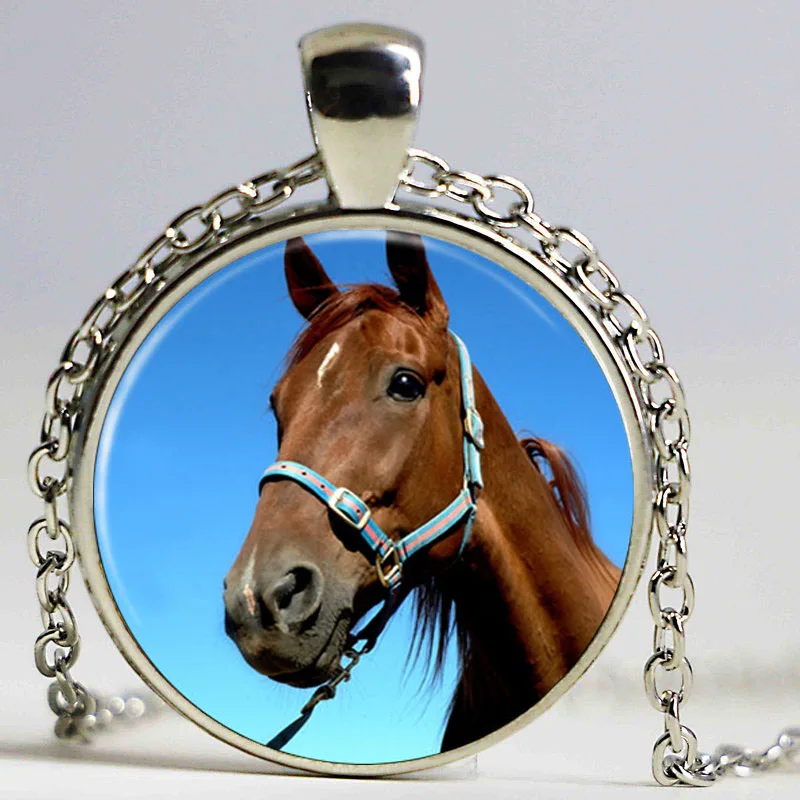 Новая модная черная бижутерия Love Horse для мужчин и женщин подарок на Рождество нее