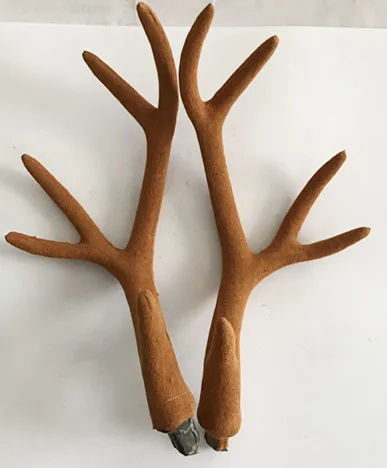 Free shipping artificial decoration horn deer | Дом и сад