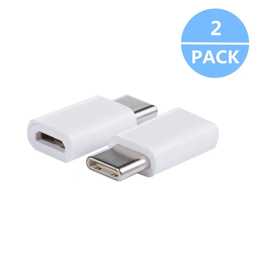 2 шт. кабель Type C адаптер для Micro USB Xiaomi Mi 6/6c/6x/8/8Pro/8Se Быстрая Зарядка синхронизация