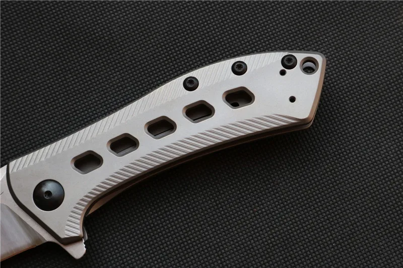 MIKER Zero tolerance ZT0801BRZ ball bearing Folding Knife M390 blade Titanium handle Camping Hunting Survival Knives Outdoor EDC |