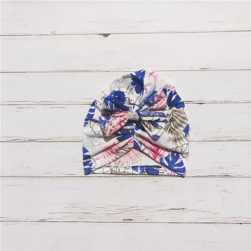 Baby hat Blue-BL Шапочка для новорожденных мальчиков и девочек 0-24 месяцев, тюрбан для маленьких мальчиков и девочек, летняя шапочка для новорожденных, детские шапочки для новорожденных девочек, шапка для малышей - Цвет: Baby hat Blue-BL
