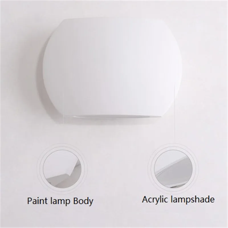 

Nordic Simple Modern LED Wall Light Fixtures Bedroom Bedside Wall Lamp Creative Iron White Wall Sconce Home Lighting Lamparas