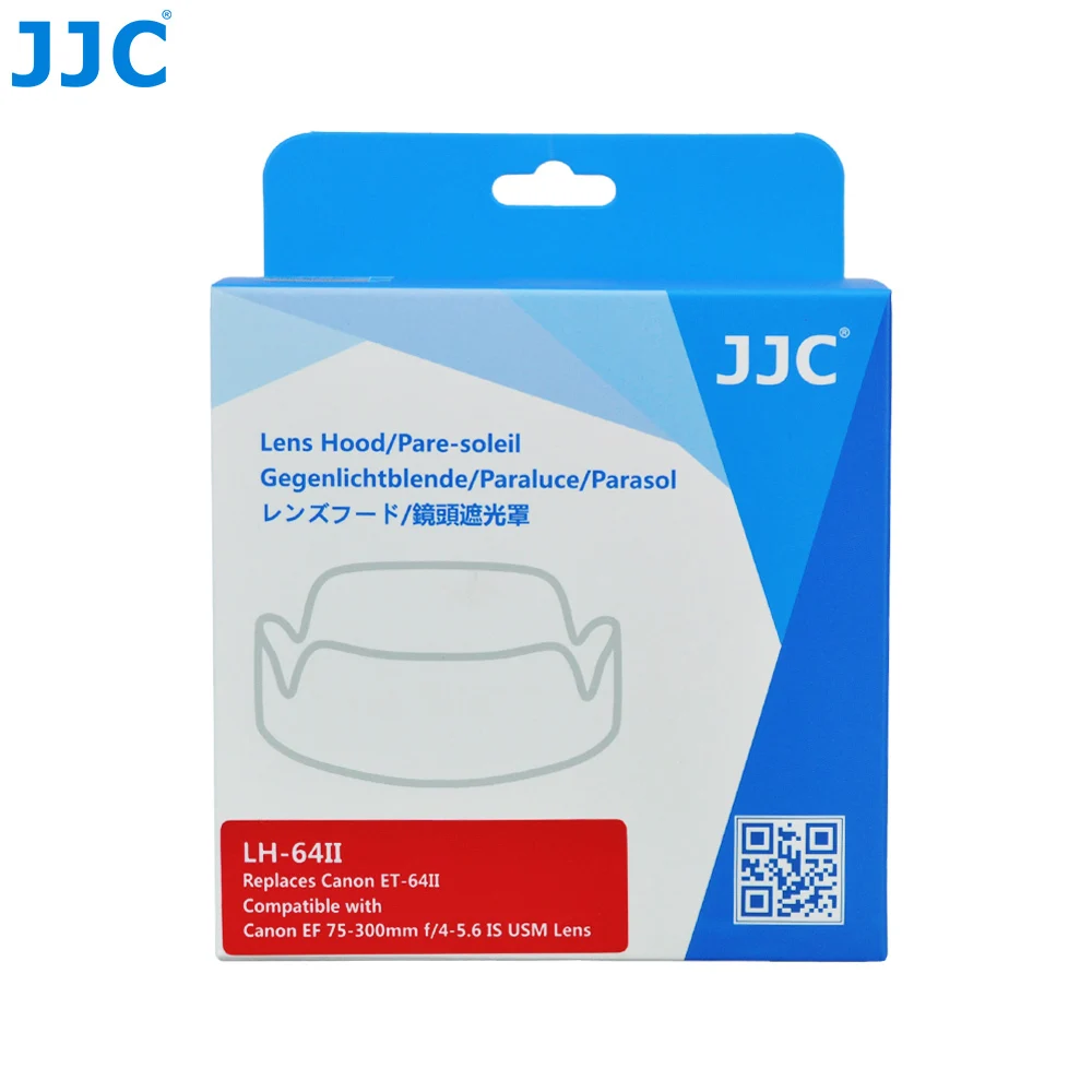 JJC LH 64II цветок Форма штык Бленды для объективов EF 75 300 мм f/4 5.6 IS USM Заменяет Canon ET
