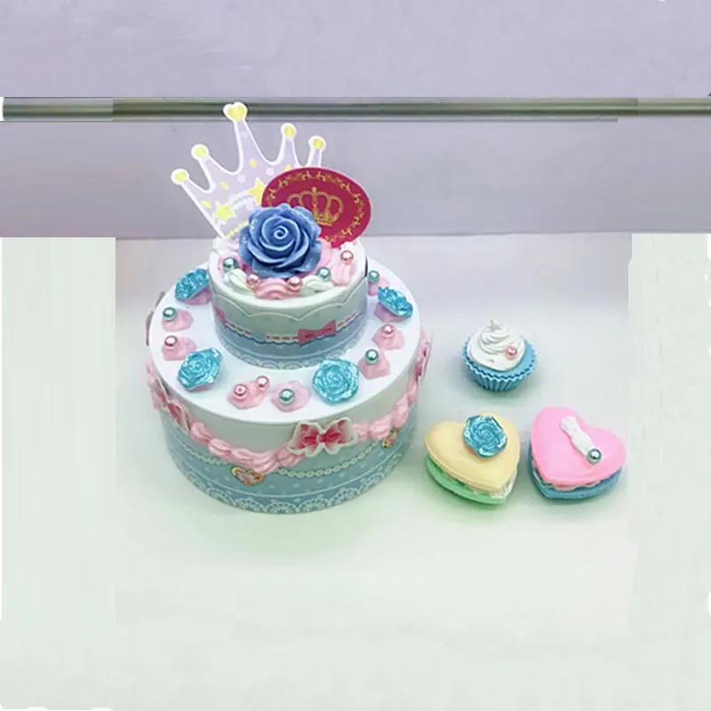 Игрушки HELLO KITTY для детей подарок на день рождения имитация крема большой торт
