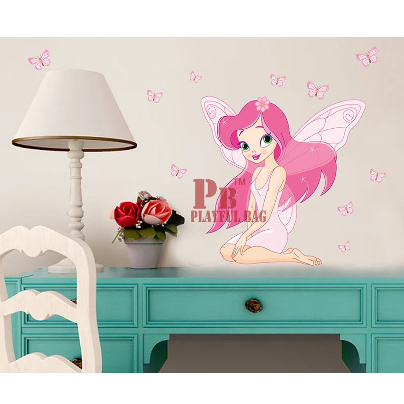 

Creative DIY cartoon children Europe and America PVC sticker wallpaper