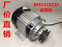 permanent magnet dc speed reduction brushless pulley motor bm1418zxf48v350w 500w 650w 750w electric tricycle