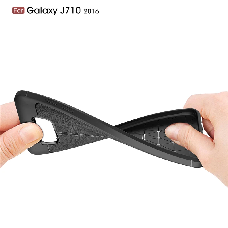S для samsung Galaxy J7 2016 чехол Роскошный резиновый телефона Крышка Fundas J710 |