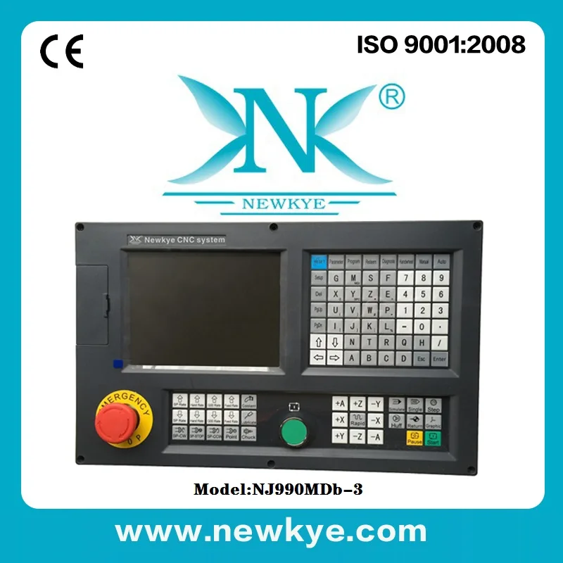 

3-осевой фрезерный станок cnc controlller NJ990MDb-3 + handwhell