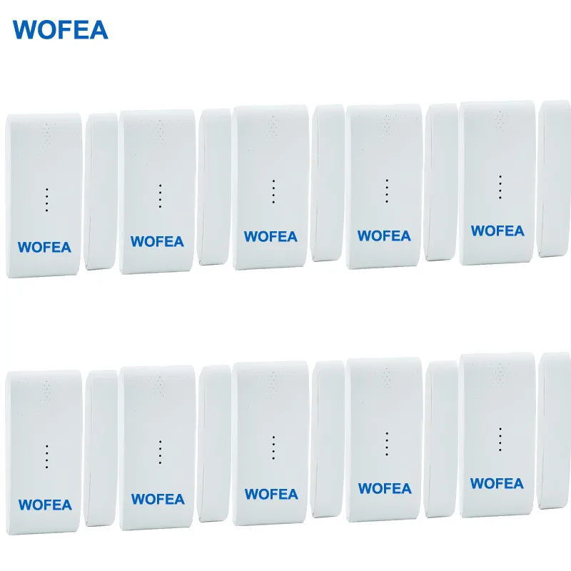 WOFEA 10 шт. беспроводной двери окна сенсор детектор для сигнализации системы|detector|detector sensordetector alarm |