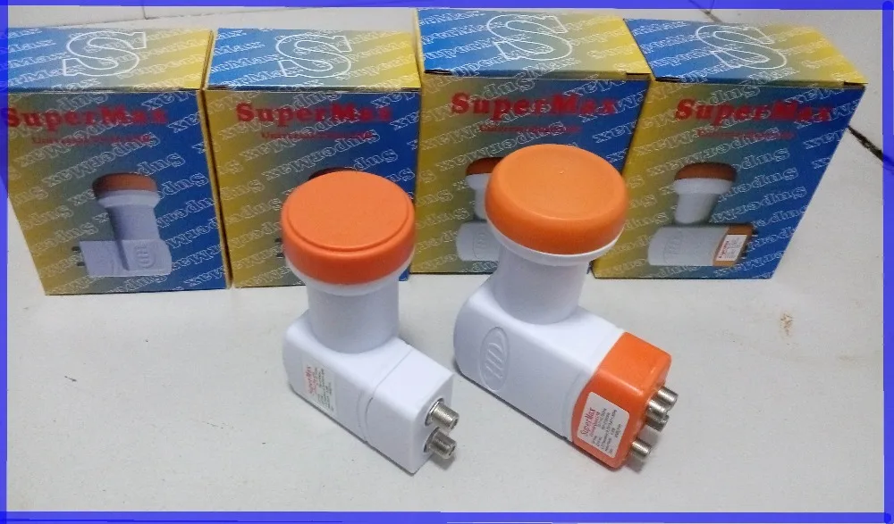 SuperMax 3602 3604 digital HD Universal KU Band Twin Quad LNB с высоким коэффициентом усиления низким
