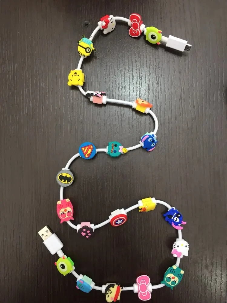 500 шт. защита кабеля для зарядки телефона защитный usb-шнур защитная оболочка iphone