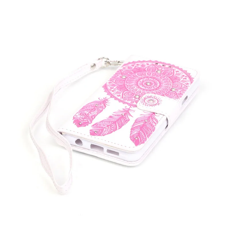 Leather Flip Wallet Rhinestone Soft Phone Bling Cover Shell Coque Fundas for Samsung Galaxy A3 A5 2016 2017 A8 Plus 2018 Case |