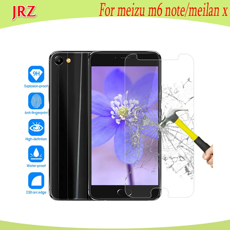 Закаленное стекло JRZ для Meizu M6 Note протектор экрана телефона замена легкая в