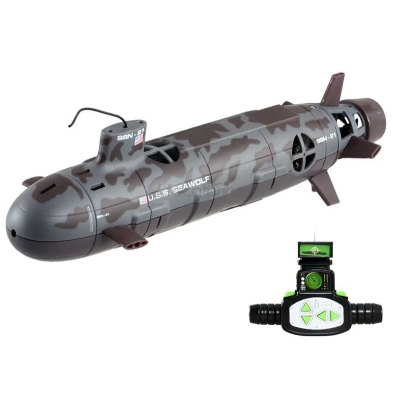 Высокое Качество Seawolf RC Подводная Лодка Модель Атомной Подводной лодке