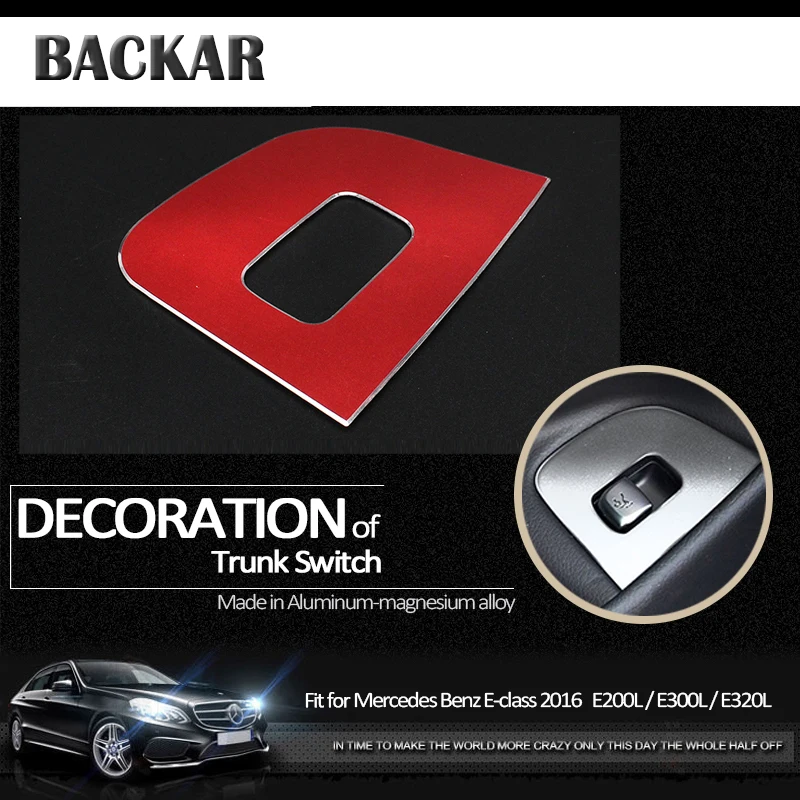 Рамка для автостайлинга Backar Mercedes Benz W213 E Class 2016 2017 2018 кнопки переключения заднего