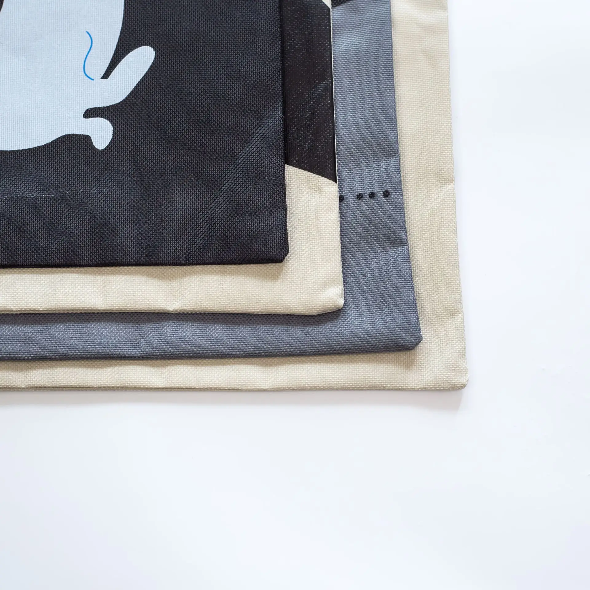 

Creative Oxford cloth A4 portable zipper file bag, canvas bill document bag Filing Products folders