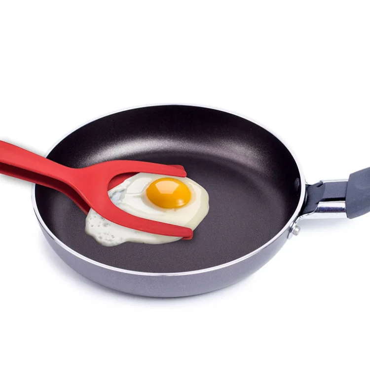 Multifunctional Silicone Egg Spatula Pancake Maker Toast Omelette Overturned Clip Fried Making Ease Cooking Kitchen Gadgets Tool | Дом и сад